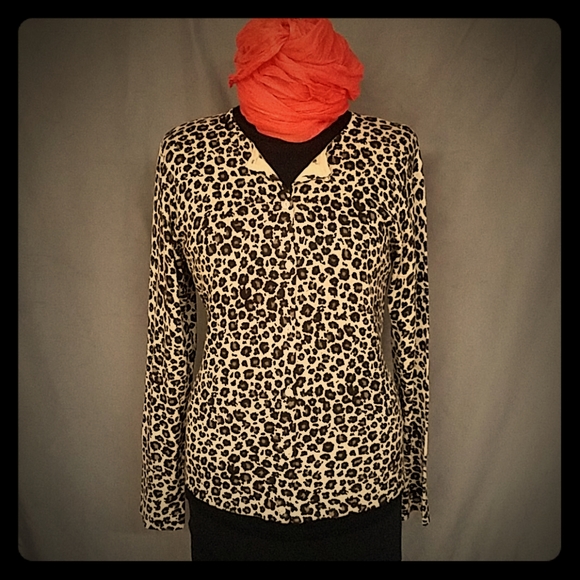 August Vintage silk  cardigan top - Picture 1 of 6